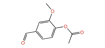 4-(Acetyloxy)-3-methoxy-benzaldehyde